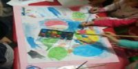 children painting workshops کارگاه مادر و کودک