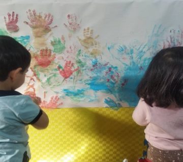 کارگاه مادر و کودک رنگ بازی
